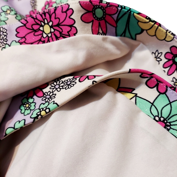 Zara Floral Crossover Front Mini Skirt - Picture 3 of 7